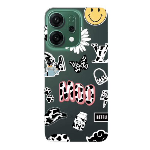 Oppo RENO 14 Find Yourself 6 Transparent Silicone TPU Θήκη